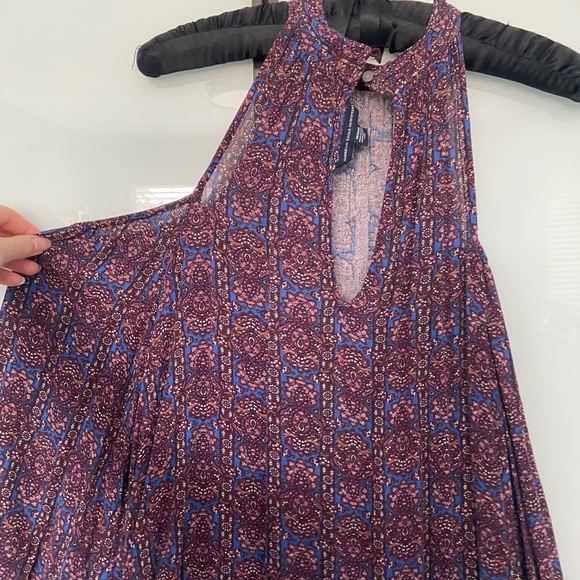 American Eagle exposed shoulder flowy top hippie style - Picture 2 of 4